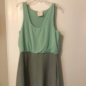 Pins and Needles aqua dress